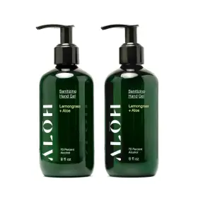 850030721044 ALO Sanitizing Gel Lemongrass Aloe Alcohol Han