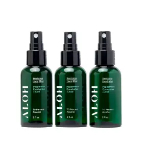 850030721273 ALO Sanitizing Mist Peppermint Eucalyptus Aloe