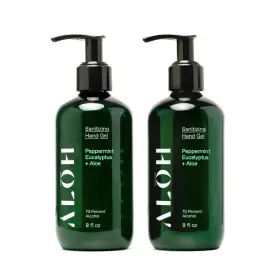 850030721297 ALO Sanitizing Gel Peppermint Eucalyptus Aloe