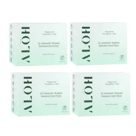 850030721457 ALO Skin Softening Sanitizing Wipes Peppermint