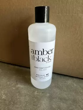 787790289487 AMBER BLACK Sanitizer Ethyl Alcohol Gel