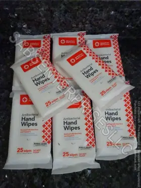 ARC539335 AMERICAN RED CROSS Antibacterial Wipes Aloe Vera