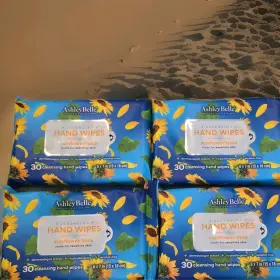 AB869907 ASHLEYBELLE Cleansing Wipes Sunflower Haze Alcohol