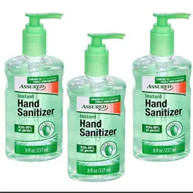 121075 ASSURED Sanitizer Bottles Sanitizergel Aloe