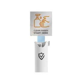 SY6253 AVANTIK Sanitizer Stand Header Acrylic