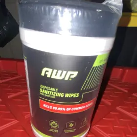 13554 AWP Sanitizer Wipes Alcohol Kills Germs
