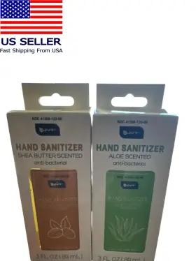 4136612000 B-PURE Sanitizer Aloe Shea Butter Scented Set