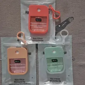 B-pure 80684-129-01 B-pure Moisturizing Scented Hand Sanitizer 1.15 Fl Oz With Keychain Clip Le