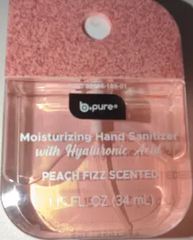 80984-186-01 B-PURE Peach Fizz Scented Moisturizing Sanitizer
