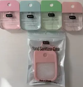 96969-19854 B.PURE Moisturizing Scented Sanitizer Set Pink