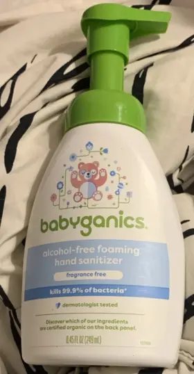 1132400 BABYGANICS Alcohol Foaming Sanitizer Fragrance