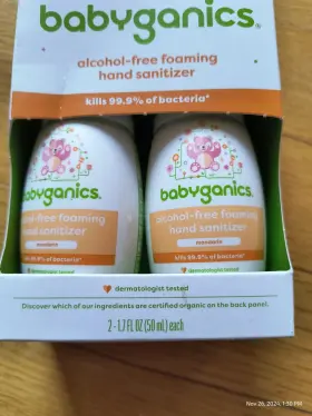 813277015741 BABYGANICS Alcohol Foaming Sanitizer Twin Pack #2