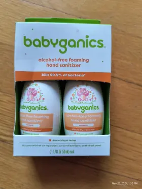 813277015741 BABYGANICS Alcohol Foaming Sanitizer Twin Pack