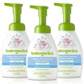 B00FSCAXE8 BABYGANICS Alcohol Foaming Sanitizer Pump Bottle
