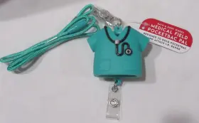 11150 BATH BODY WORKS Medical Scrub Lanyard Badge Pal Holder #2
