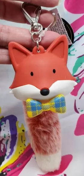 1208 BATH BODY WORKS Fancy Fox Furry Tail Light Up Pocketbac #3