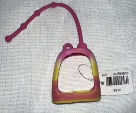 43287 BATH BODY WORKS Pink Tye Dye Pocketbac Sanitier Holder #2