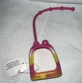 43287 BATH BODY WORKS Pink Tye Dye Pocketbac Sanitier Holder