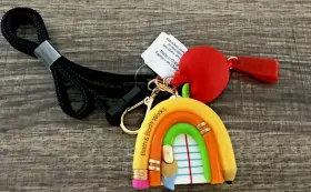 446541 BATH BODY WORKS Teacher Vibes Lanyard Pocketbac Holder