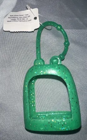 64237 BATH BODY WORKS Glitter Pocketbac Sanitier Holder #2