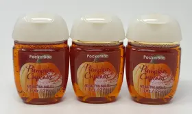 Bath & Body Works 667539011947 3 And Pumpkin Cupcake Pocketbac Anti Bacterial Hand Gel Sanitizer