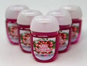 Bath & Body Works 667539721556 5 Rare And Iced White Pomegranate Pocketbac Hand Gel Sanitizer