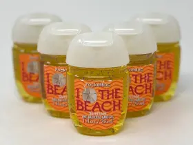 Bath & Body Works 667541495131 5 Htf And Beach Suntan Pocketbac Anti Bacterial Hand Gel Sanitizer