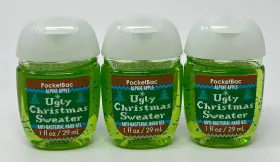 667542757337 BATH BODY WORKS Ugly Christmas Sweater Apple Bac