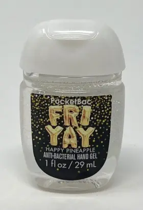 667544354855 BATH BODY WORKS Yay Happy Pineapple Pocketbac #2