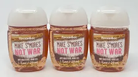 Bath & Body Works 667544886561 3 And Make Sftmores Not War Pocketbac Anti Bac Hand Gel Sanitizer