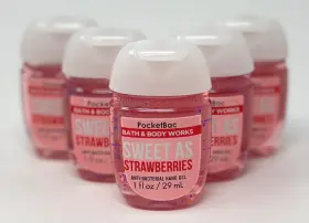 667546002280 BATH BODY WORKS Sweet Strawberries Pocketbac Bac
