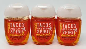 667546086792 BATH BODY WORKS Tacos Spirit Animal Pocketbac