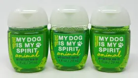 Bath & Body Works 667546087607 3 My Dog Spirit Animal Green Apple Pocketbac Hand Gel Sanitizer