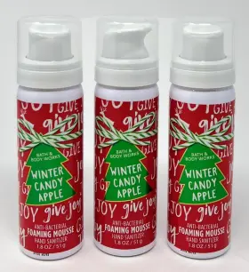 667548349079 BATH BODY WORKS Winter Candy Apple Foaming Anti