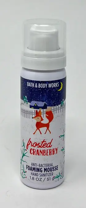 667548420907 BATH BODY WORKS Frosted Cranberry Foaming Mousse #2