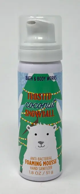 667548420938 BATH BODY WORKS Frosted Coconut Snowball Foaming #2