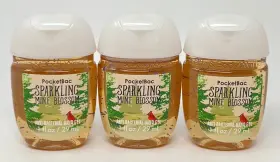 Bath & Body Works 667549223538 3 And Sparkling Mint Blossom Pocketbac Anti Bac Hand Gel Sanitizer
