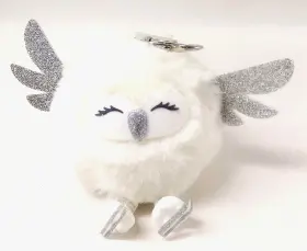 667551889999 BATH BODY WORKS Furry Snow Skating Owl Pom
