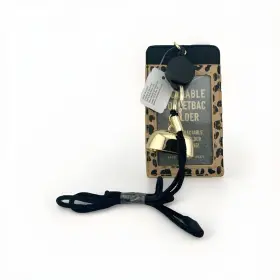 667553753175 BATH BODY WORKS Cheetah Card Lanyard Key Ring