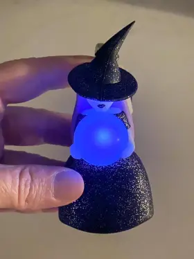 667553780928 BATH BODY WORKS Witch Crystal Ball Glows Holder #2