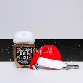 667553849649 BATH BODY WORKS Crushed Candy Cane Hat Pocketbac