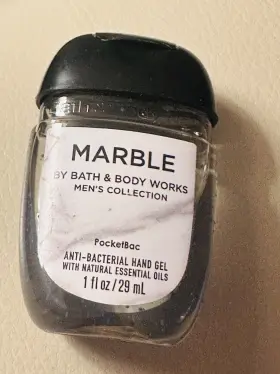 Bath & Body Works 667554738362 And Mens Collection Hand Sanitizer Marble Antibacterial 1 Fl Oz