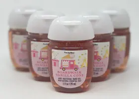 Bath & Body Works 667554765610 5 And Boardwalk Vanilla Cone Pocketbac Anti Bac Hand Gel Sanitizer