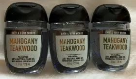 667554942592 BATH BODY WORKS Mahogany Teakwood Sanitizers Gel