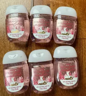667557454412 BATH BODY WORKS Snowflakes Pocketbac Sanitizers