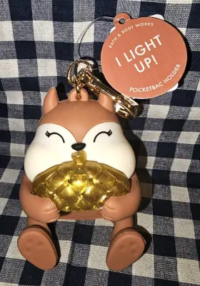 667558531198 BATH BODY WORKS Squirrel Acorn Light Up Holder