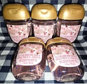 667559045984 BATH BODY WORKS Snowflakes Pocketbac Sanitizers