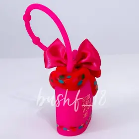 667659330140 BATH BODY WORKS Snake Pink Bow Pocketbac Holder #3