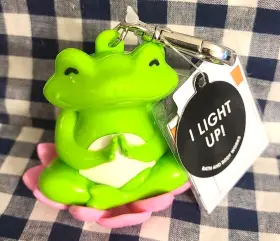 667659350803 BATH BODY WORKS Yoga Frog Light Up Pocketbac