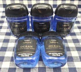 Bath & Body Works 667659380640 5-pack New Ocean The Mens Shop Pocketbac Sanitizers 1 Oz And Bath & Body Works 667659380640 5-pack New Ocean The Mens Shop Pocketbac Sanitizers 1 Oz And